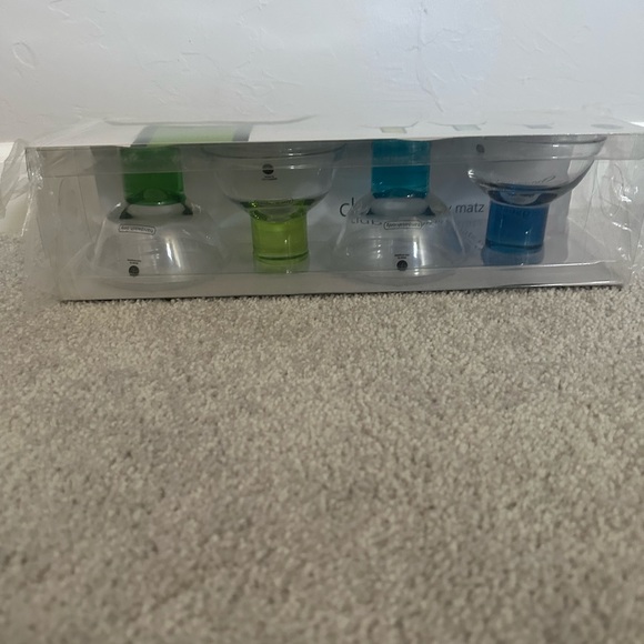 Green & Blue Martini Glasses Set of 4 - Picture 4 of 10